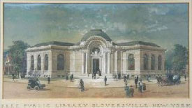 postcard image of building source mohawk valley library association