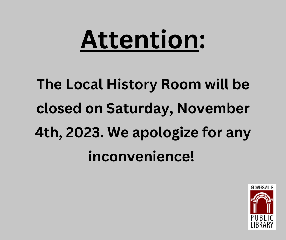 local history room closed november 4 2023